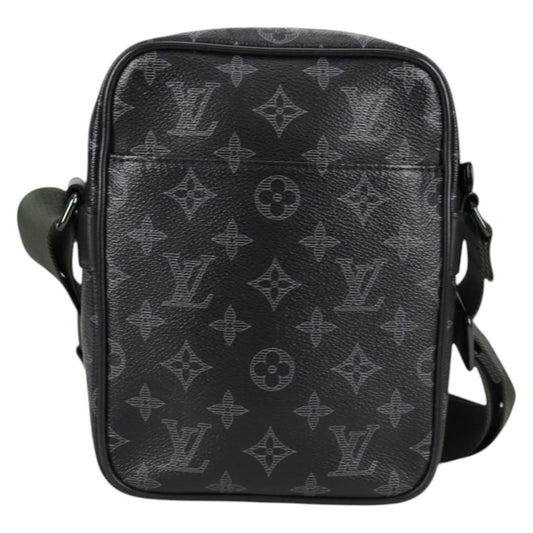 Louis Vuitton Danube Handbag Limited Edition Vivienne Monogram Eclipse, BLACK, CANVAS, Handbag
