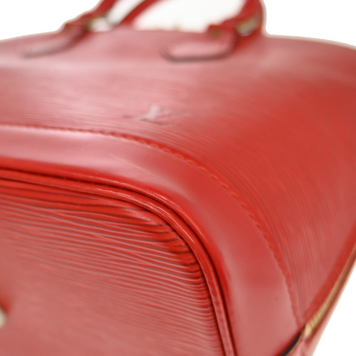 Louis Vuitton Vintage Alma Handbag Epi Leather, Red, Leather, Handbag