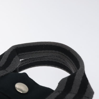 Hermes Fourre Tout Tote Canvas, BLACK, CANVAS, Tote bag