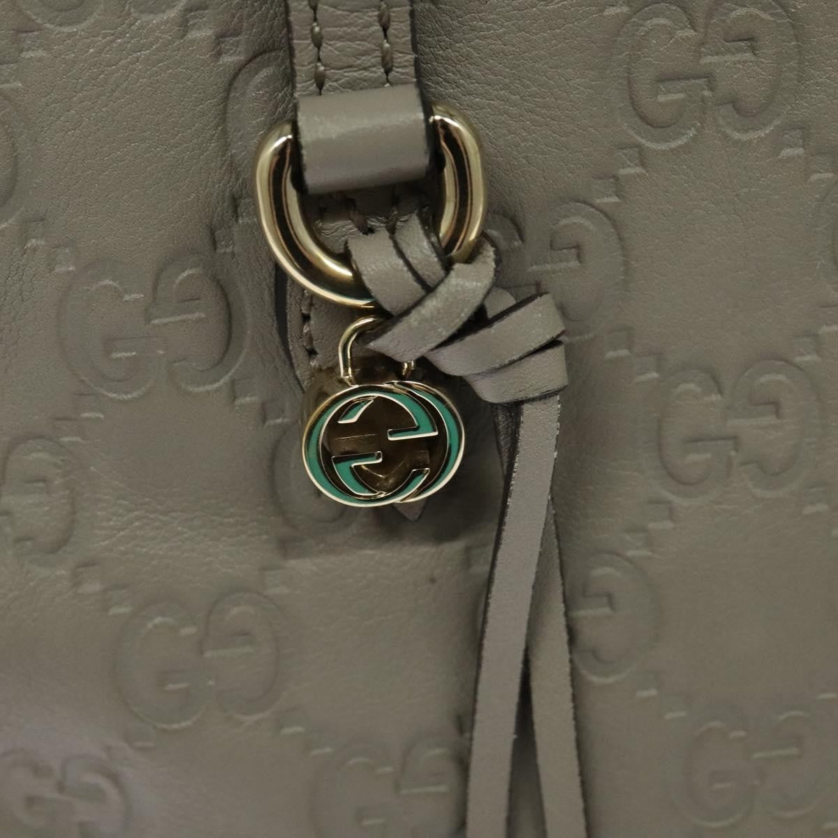 Gucci Bree Tote Guccissima Leather, GRAY, LEATHER, Tote bag