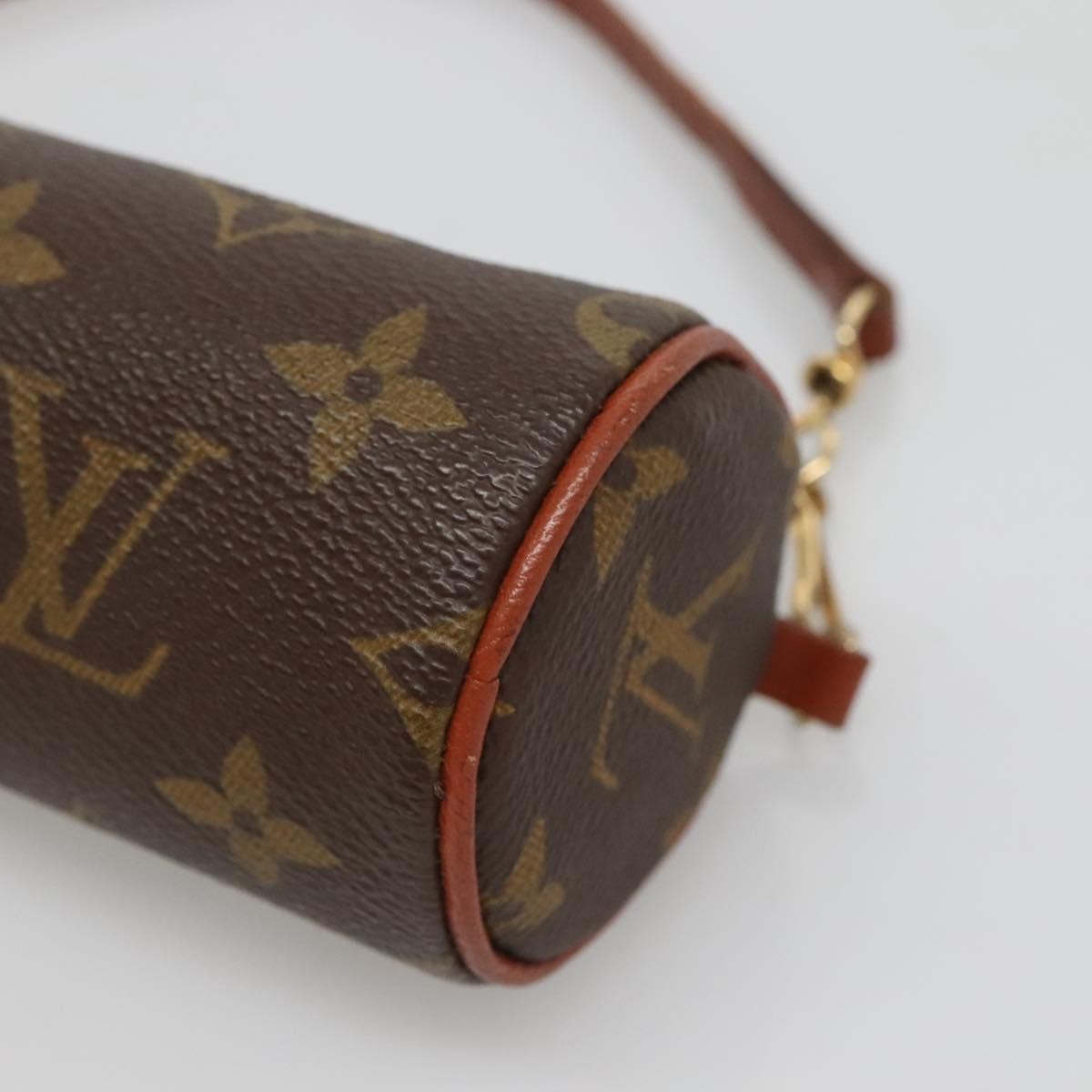 Louis Vuitton Papillon Pochette Monogram Canvas, BROWN, CANVAS, Handbag