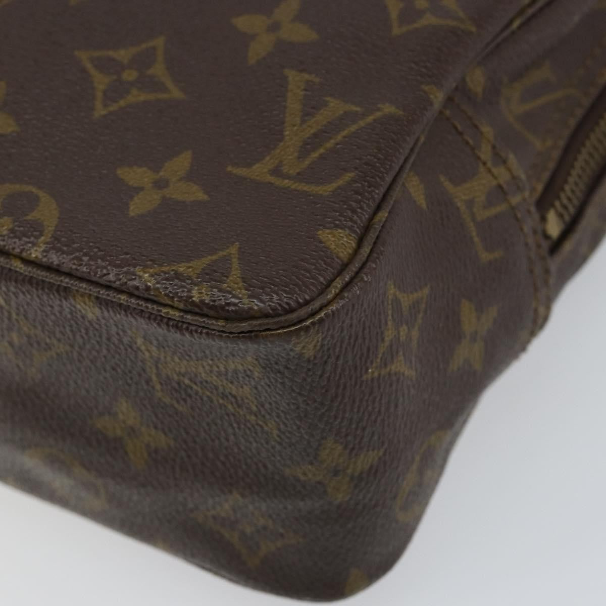 Louis Vuitton Trousse Toilette Monogram Canvas, BROWN, CANVAS, Clutche & pouche