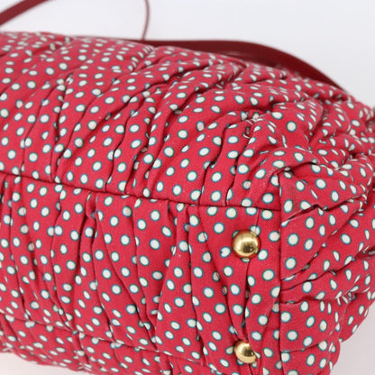 Miu Miu Shopper Tote Matelasse canvas, RED, CANVAS, Tote bag