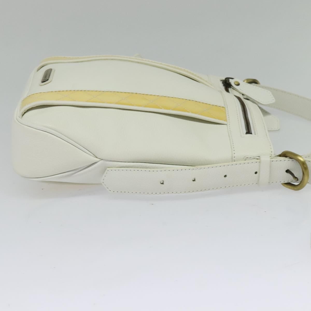 Burberry Shoulder Bag Leather, WHITE, LEATHER, Shoulder bag