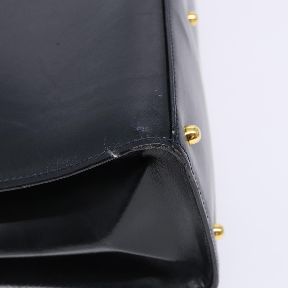 Gucci Lady Lock Leather, NAVY, LEATHER, Handbag