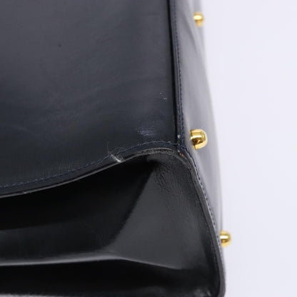 Gucci Lady Lock Leather, NAVY, LEATHER, Handbag