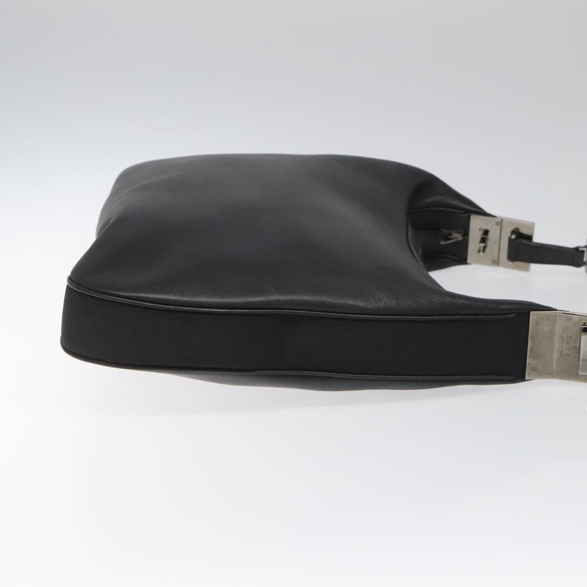 Gucci Vintage Shoulder Bag Leather, BLACK, LEATHER, Shoulder bag