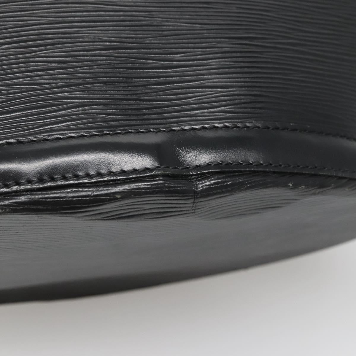 Louis Vuitton Saint Jacques Handbag Epi Leather, BLACK, LEATHER, Shoulder bag