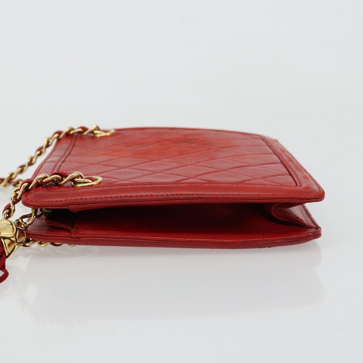 Chanel Chain Clutch Leather, Multicolour, Leather, Handbag