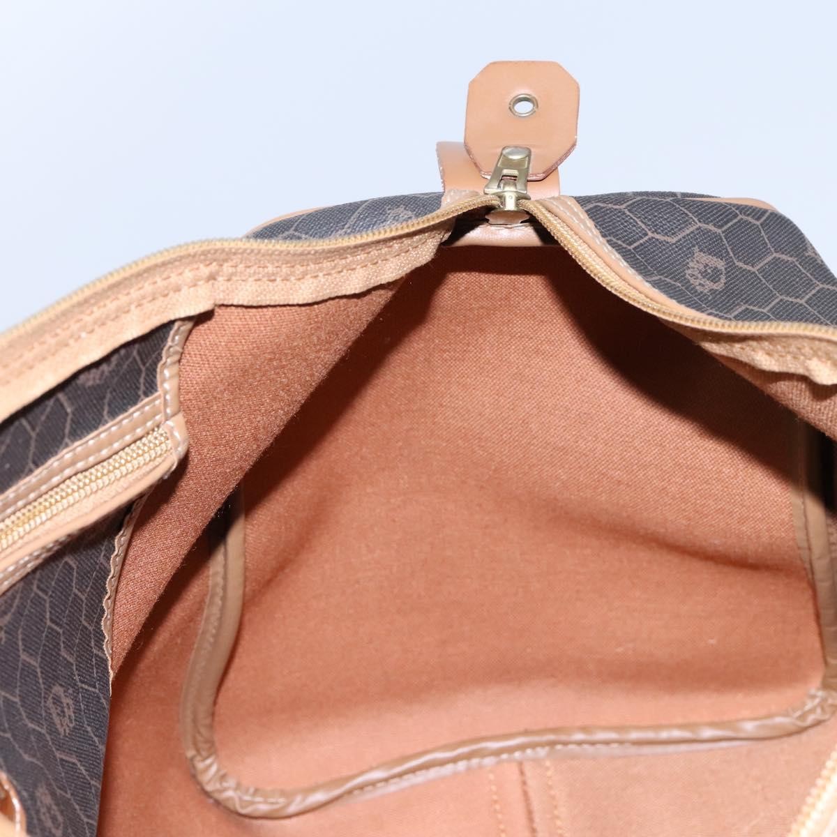 Christian Dior Vintage Honeycomb Boston bag Canvas and Leather, BLACK, PVC, Travel bag