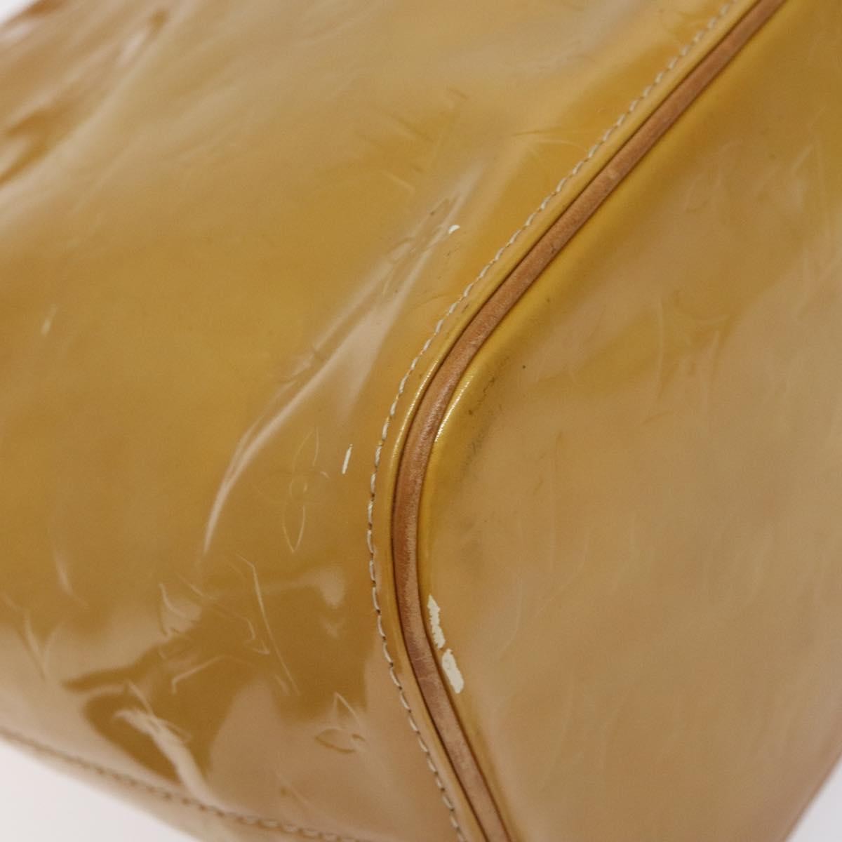 Louis Vuitton Houston Handbag Monogram Vernis, BEIGE, PATENT_LEATHER, Handbag