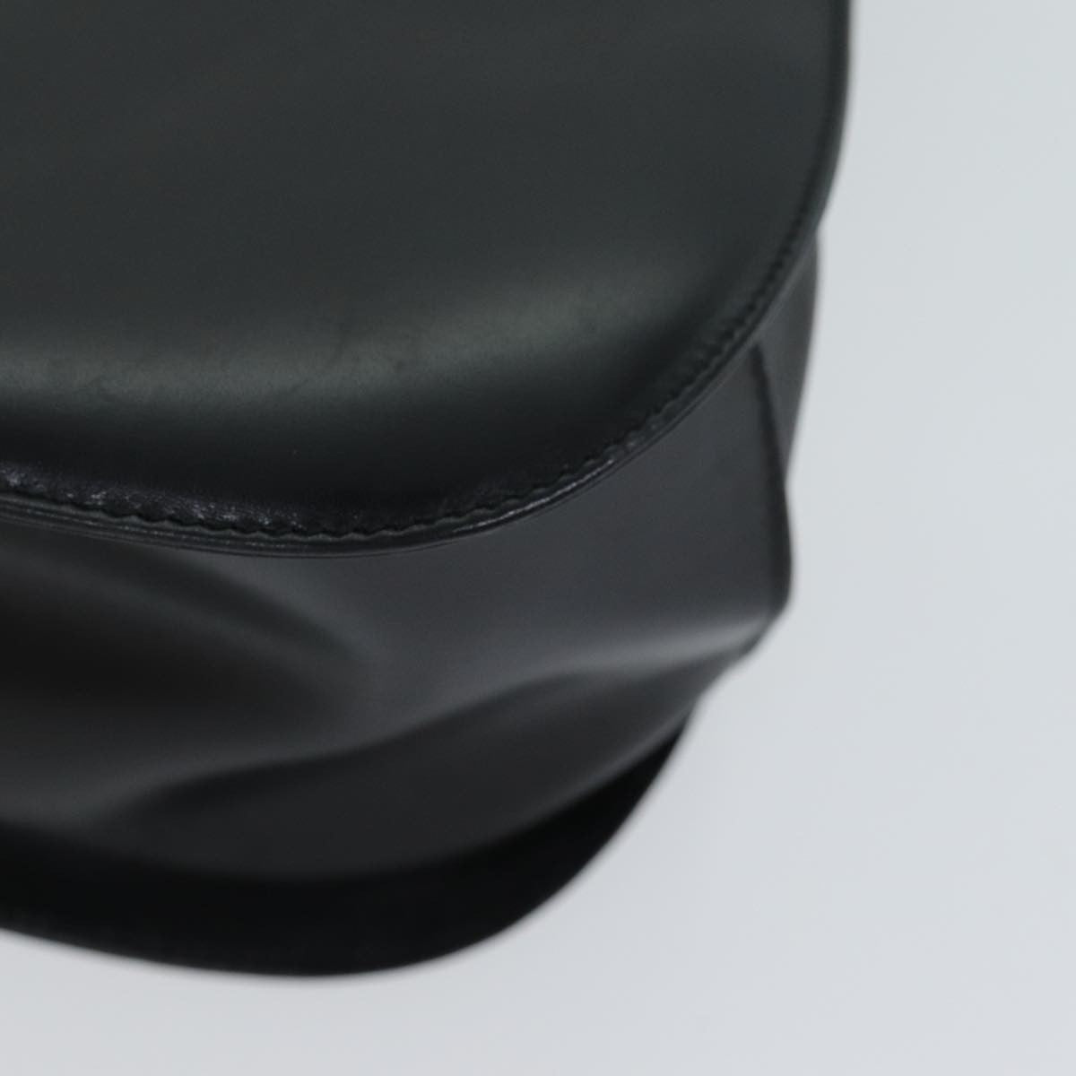 Salvatore Ferragamo Gancini handbag Leather, BLACK, LEATHER, Handbag