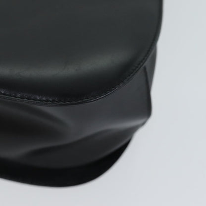 Salvatore Ferragamo Gancini handbag Leather, BLACK, LEATHER, Handbag