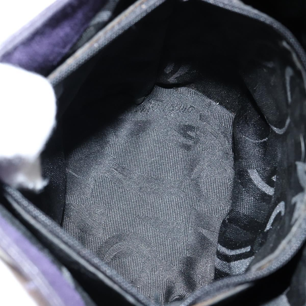 Salvatore Ferragamo Vara Bow Top Handle Bucket Bag Suede, PURPLE, SUEDE, Handbag