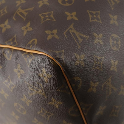 Louis Vuitton Keepall Bag Monogram Canvas, BROWN, CANVAS, Travel bag