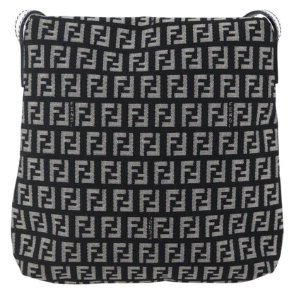 Fendi Vintage Flap Crossbody Bag Zucchino Canvas, BROWN, CANVAS, Shoulder bag