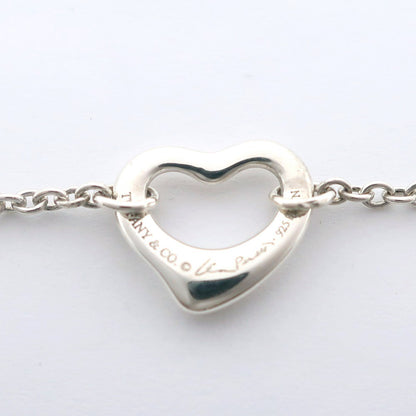 Tiffany & Co. Elsa Peretti Open Heart 3 Charm Bracelet Sterling Silver, SILVER, SILVER, Bracelet