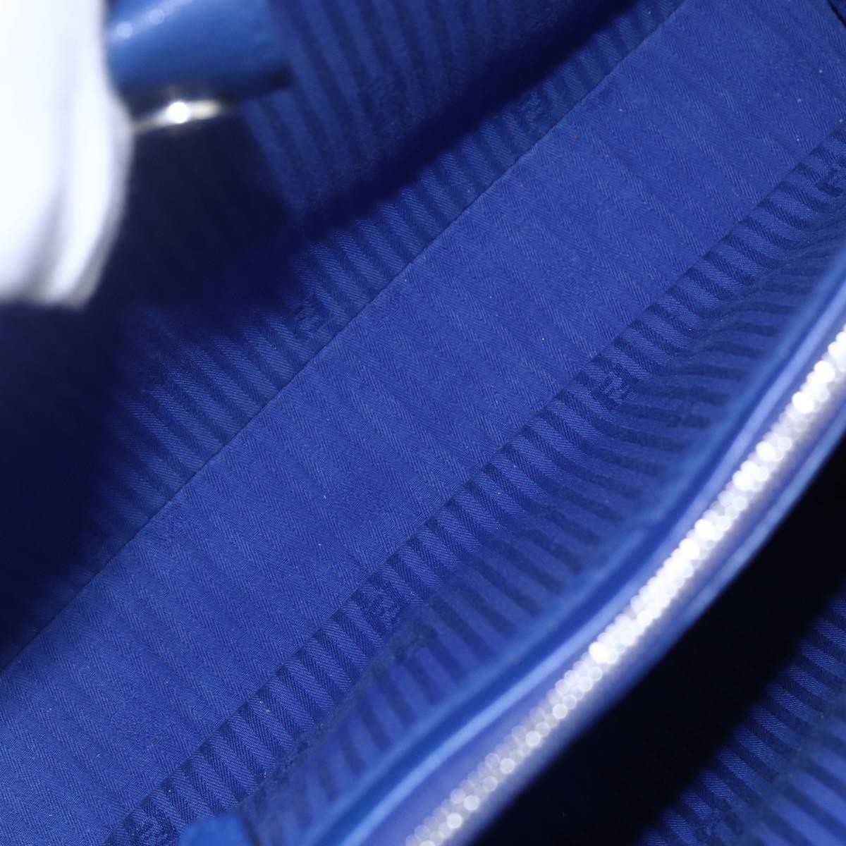 Fendi 2Jours Bag Leather, BLUE, LEATHER, Handbag