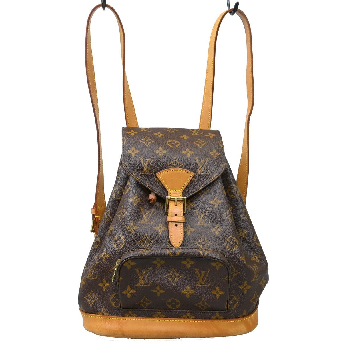 Louis Vuitton Vintage Montsouris Backpack Monogram Canvas, Brown, Canvas, Backpack