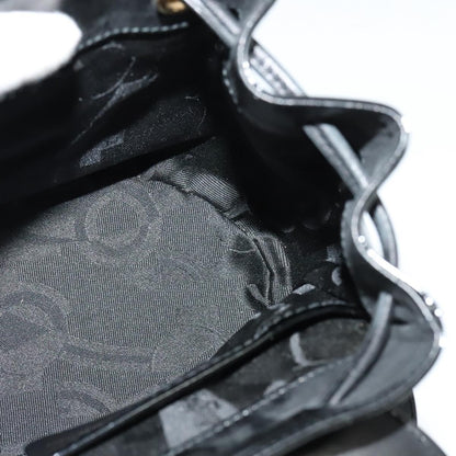 Salvatore Ferragamo Gancini Flap Drawstring Backpack Patent leather, BLACK, PATENT_LEATHER, Backpack