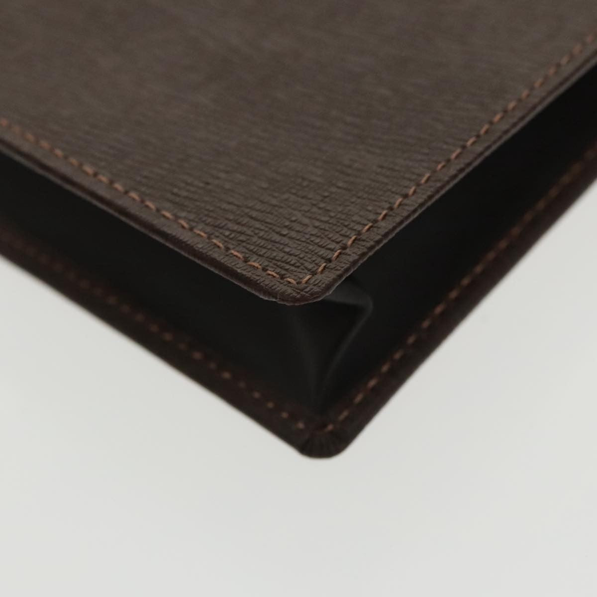 Burberry Vintage Pouch Leather, BROWN, LEATHER, Clutche & pouche