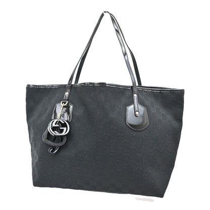 Gucci Jolie Tote GG Canvas, BLACK, CANVAS, Tote bag