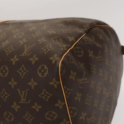 Louis Vuitton Keepall Bag Monogram Canvas, BROWN, CANVAS, Travel bag