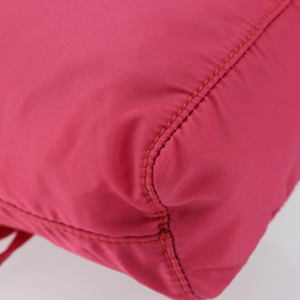 Prada Drawstring Wristlet Bucket Bag Tessuto, PINK, NYLON, Clutche & pouche