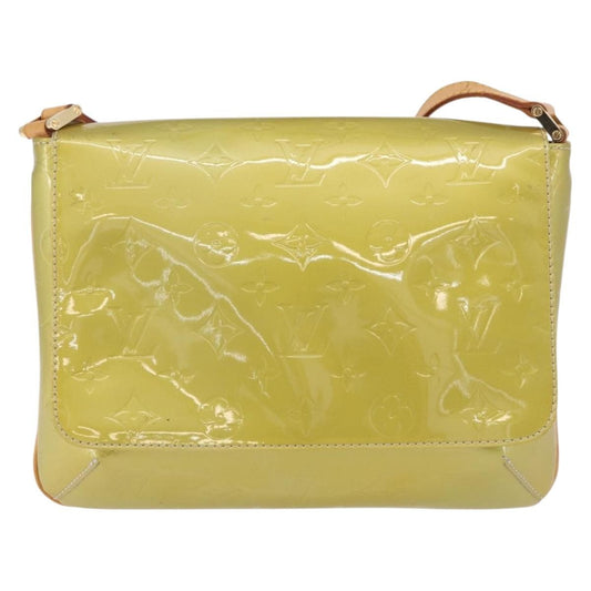 Louis Vuitton Thompson Street Handbag Monogram Vernis, Gray, Patent Leather, Shoulder Bag