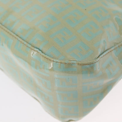 Fendi Double Flap Bag Zucchino Canvas, GREEN, CANVAS, Handbag