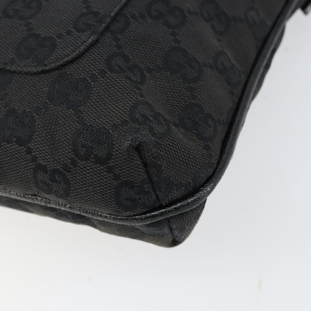 Gucci Vintage Shoulder Bag Monogram Canvas, BLACK, CANVAS, Shoulder bag