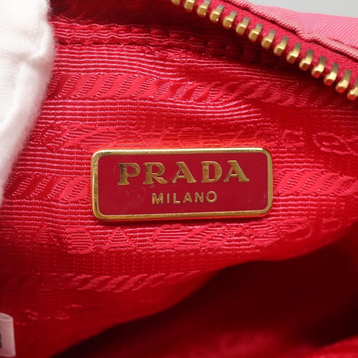 Prada Bow Camera Crossbody Bag Tessuto, PINK, NYLON, Clutche & pouche