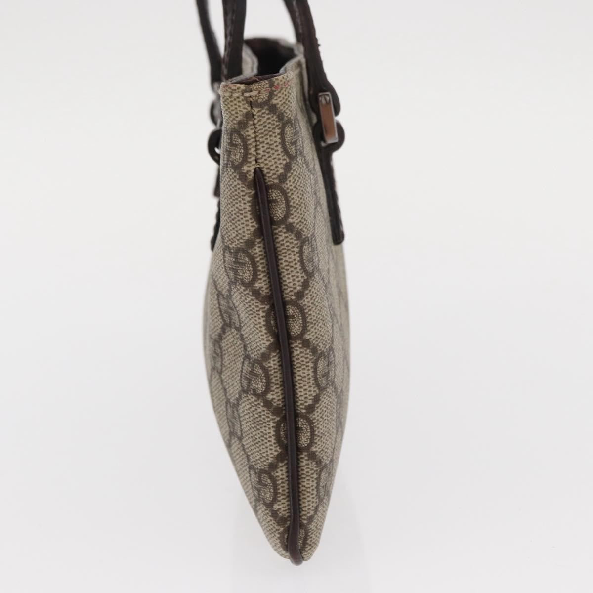 Gucci Vintage Handbag Canvas, BEIGE, PVC, Handbag