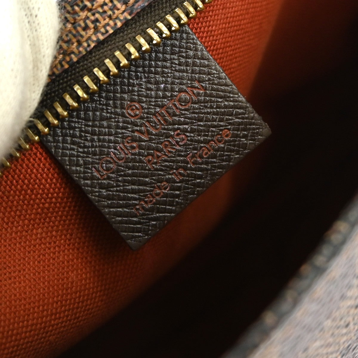 Louis Vuitton Trousse Make Up Bag Damier Canvas, BROWN, CANVAS, Clutche & pouche