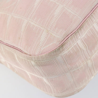 Chanel Travel Line Zip Hobo Nylon, PINK, NYLON, Shoulder bag