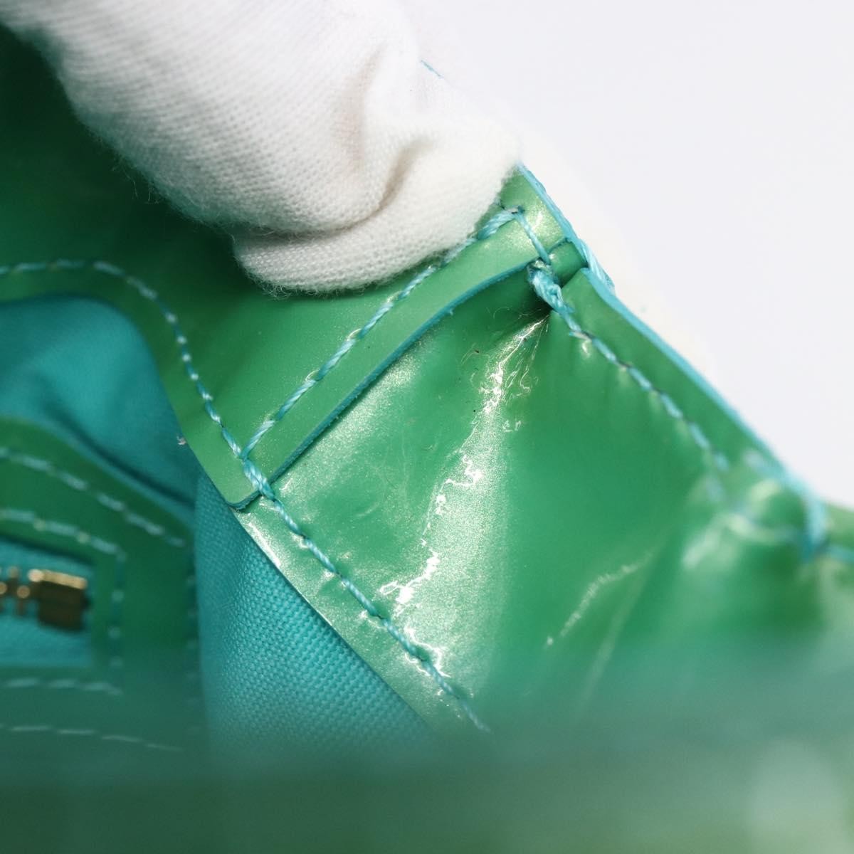 Louis Vuitton Wilshire Handbag Monogram Vernis, BLUE, PATENT_LEATHER, Handbag