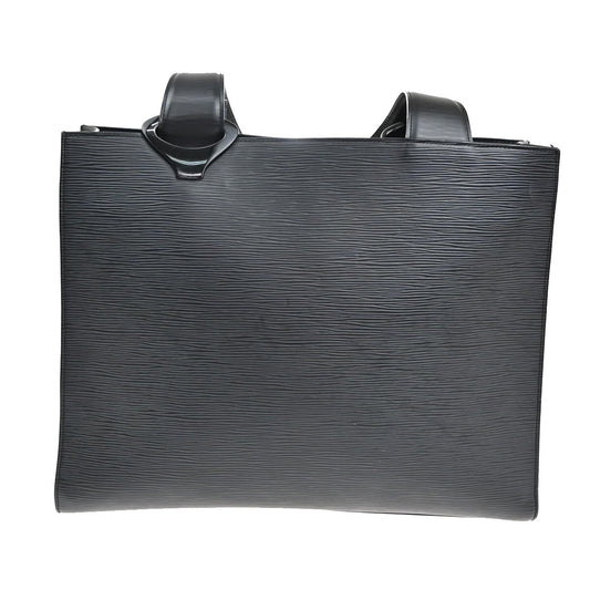 Louis Vuitton Z Gemeaux Tote Epi Leather, BLACK, LEATHER, Tote bag