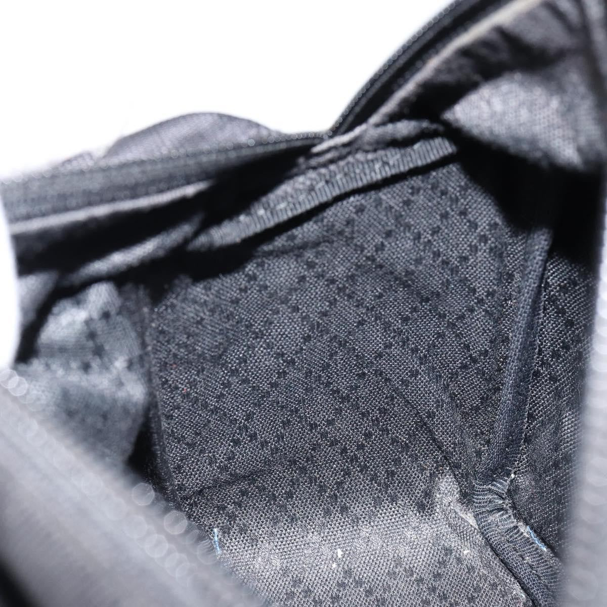 Gucci Vintage Bamboo Handle Bag Leather, BLACK, LEATHER, Handbag