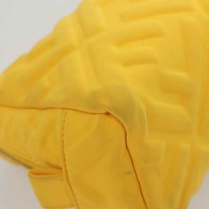 Fendi Vintage Toiletry Pouch Nylon, YELLOW, NYLON, Clutche & pouche