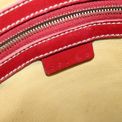 Celine Vintage Macadam Tote bag Canvas and Leather, BEIGE, CANVAS, Tote bag