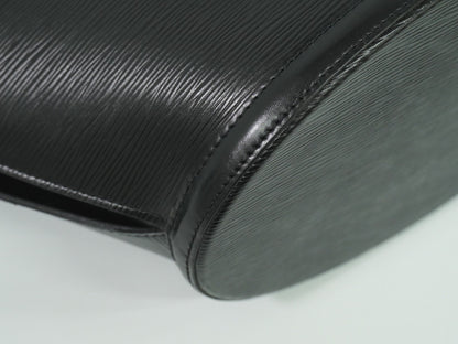 Louis Vuitton Saint Jacques Handbag Epi Leather, BLACK, LEATHER, Tote bag