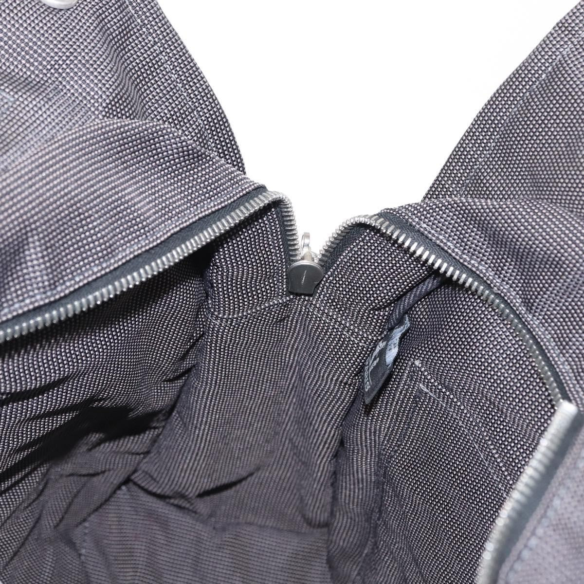 Hermes Herline Backpack Canvas, GRAY, CANVAS, Backpack