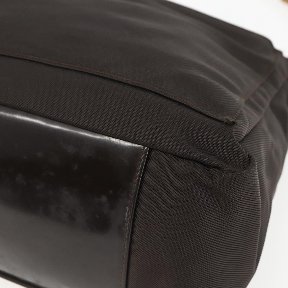 Gucci Vintage Handbag Nylon, BROWN, NYLON, Handbag