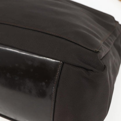 Gucci Vintage Handbag Nylon, BROWN, NYLON, Handbag