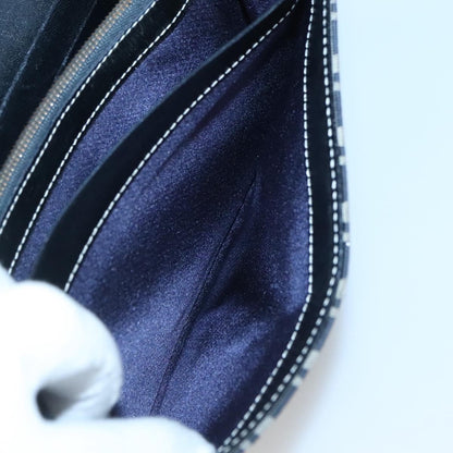 Fendi FF Continental Wallet Canvas, NAVY, CANVAS, Wallets