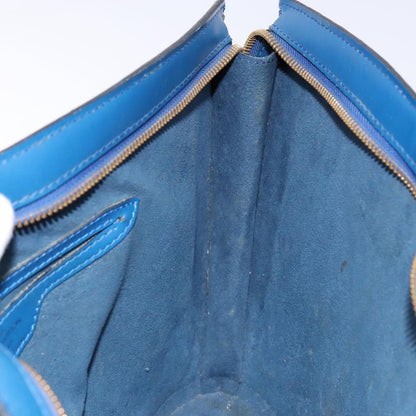 Louis Vuitton Saint Jacques Handbag Epi Leather, BLUE, LEATHER, Shoulder bag