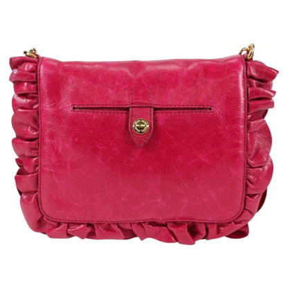 Miu Miu Shoulder Bag Leather, PINK, LEATHER, Shoulder bag