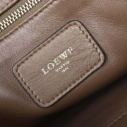 Loewe Amazona Bag Leather, BROWN, LEATHER, Handbag