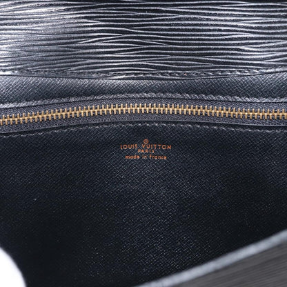 Louis Vuitton Vintage Montaigne Clutch Epi Leather, BLACK, LEATHER, Clutche & pouche