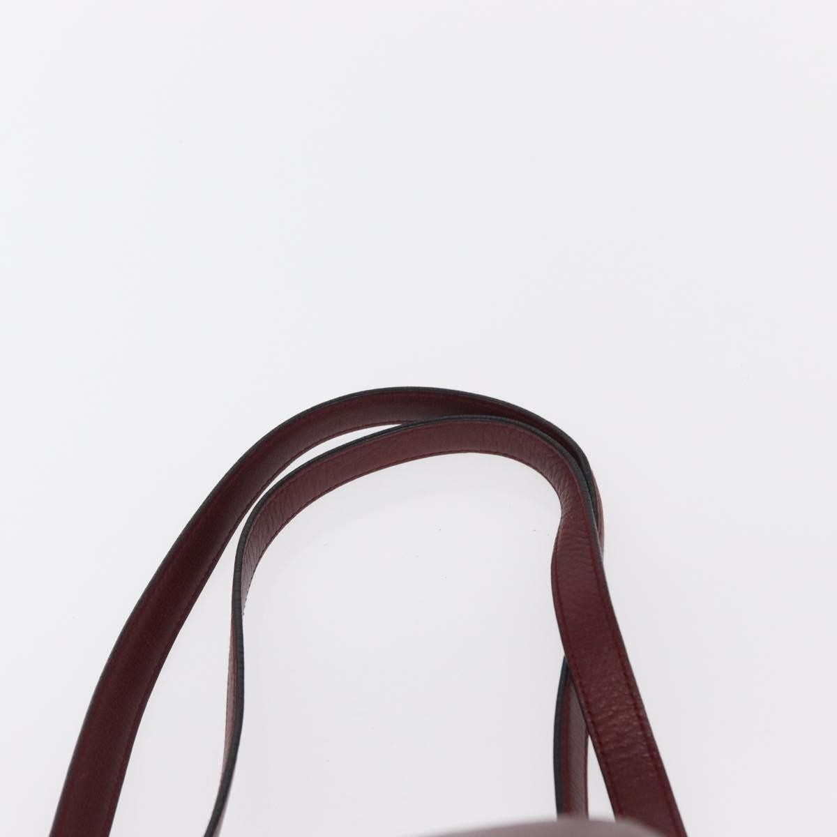 cartier Happy birthday backpack Leather, BURGUNDY, LEATHER, Backpack